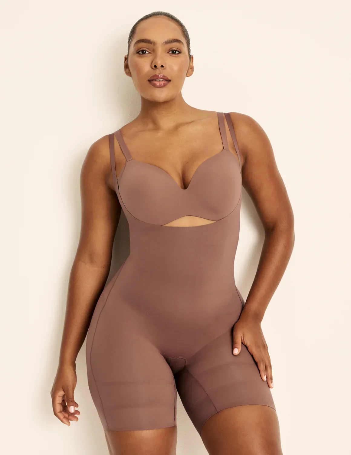 Customizable Open Bust Shaper Bodysuit - Image 3