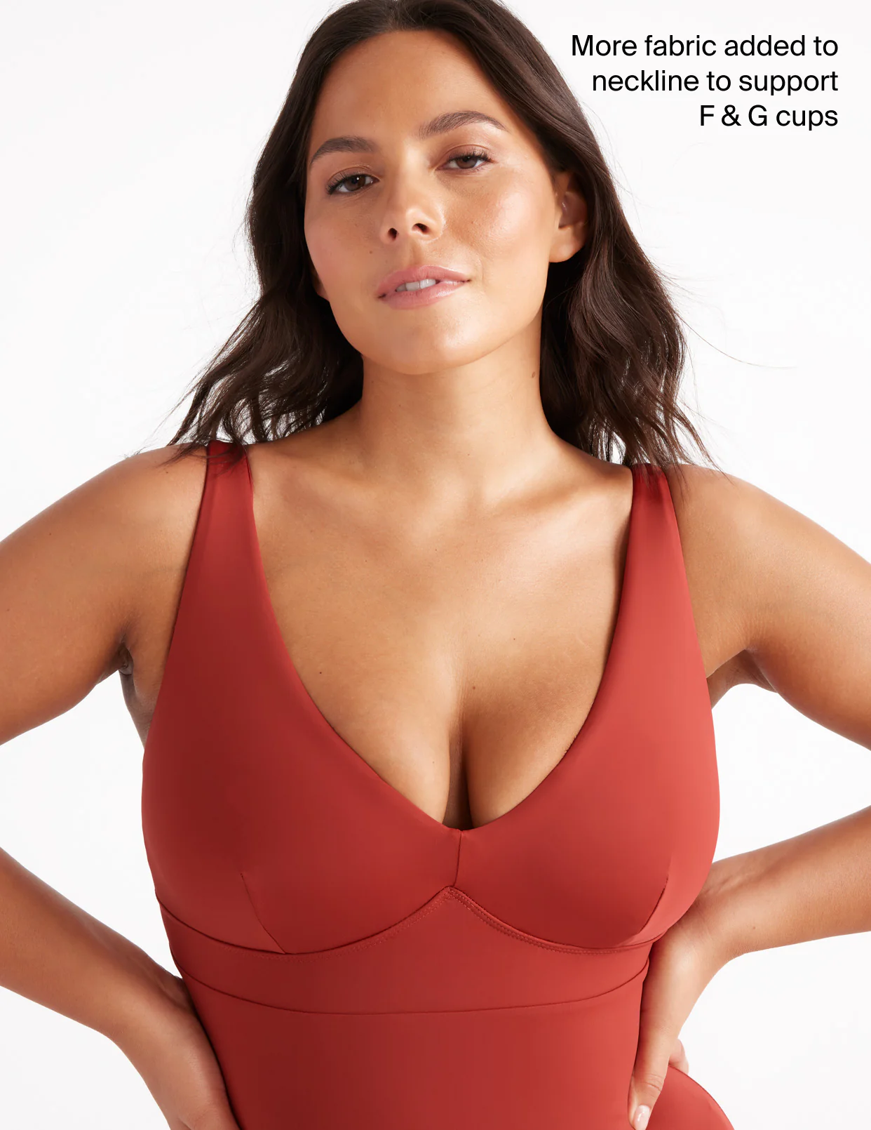 Deep V One Piece Swimsuit - Last Call - Image 21