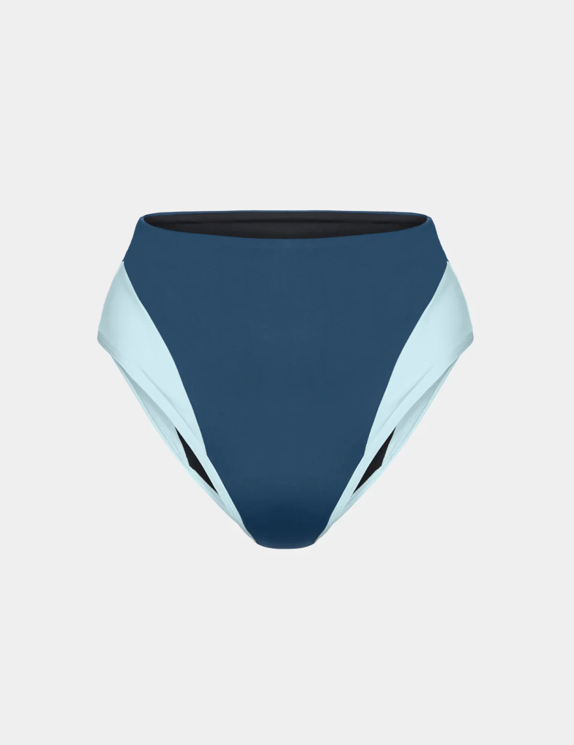 Leakproof High Rise Bikini Swim Bottom - Color Block - Image 4