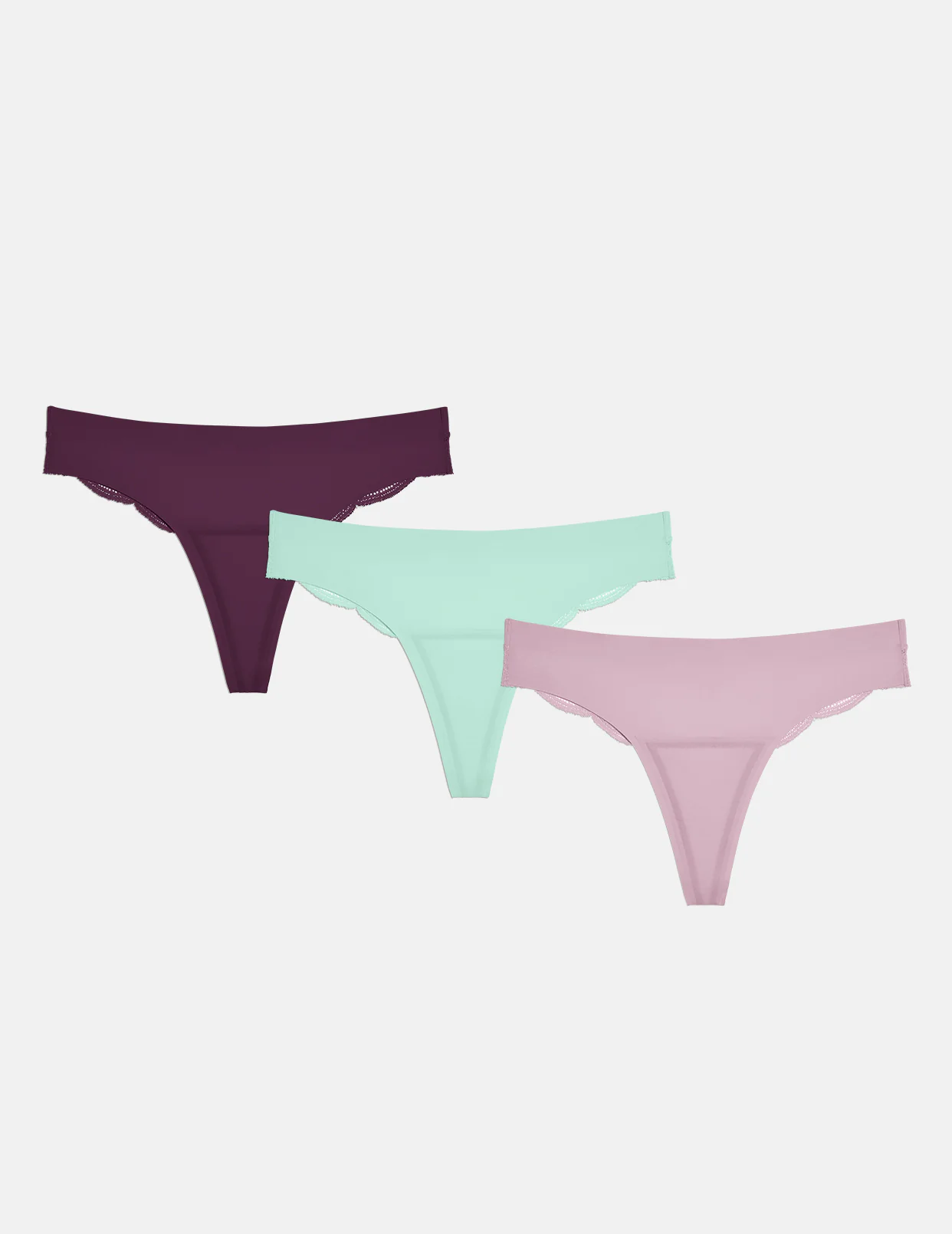 Light Leakproof Knixy Lace Thong 3-Pack - Last Call