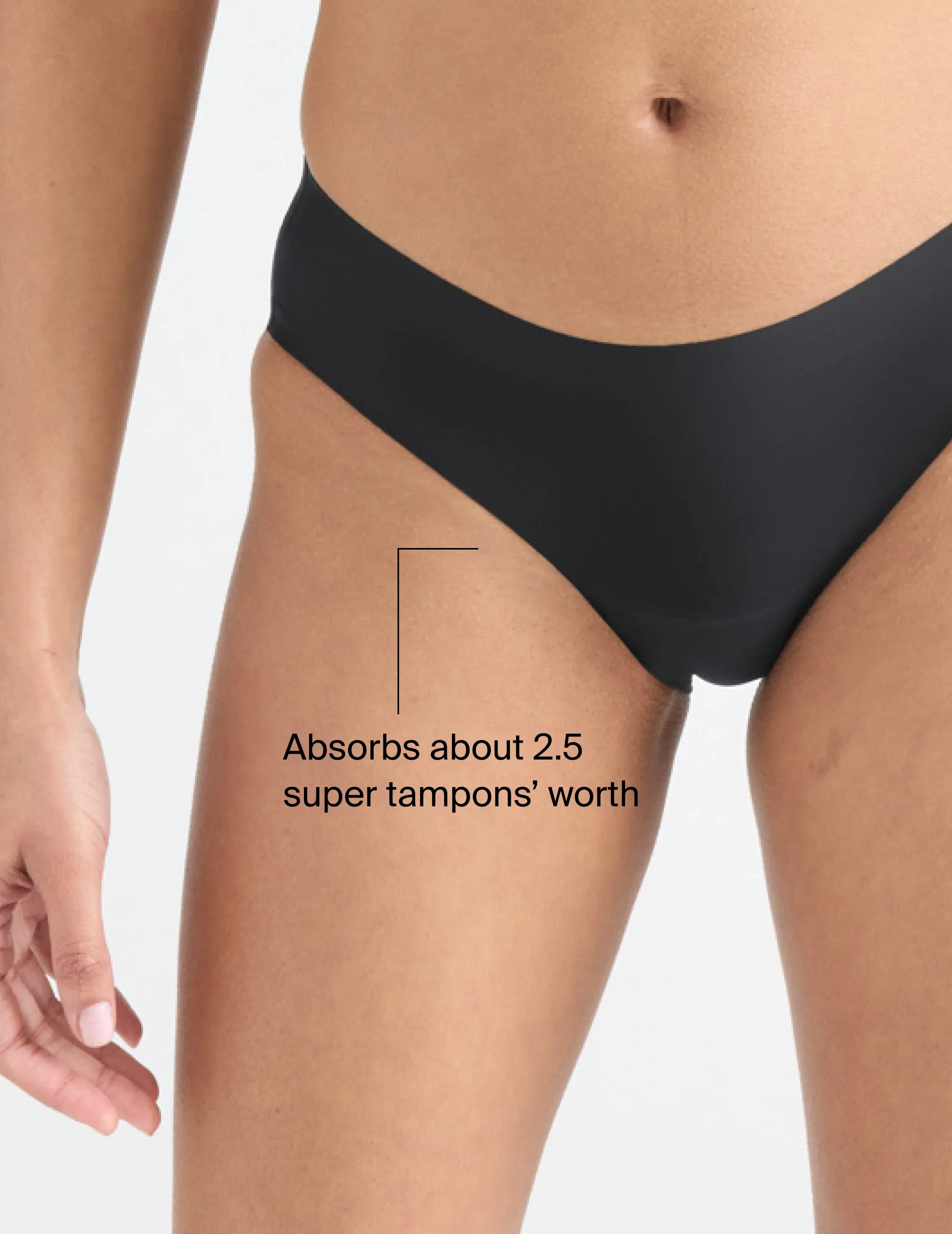 Leakproof UltraThin No-Show Bikini - Image 61