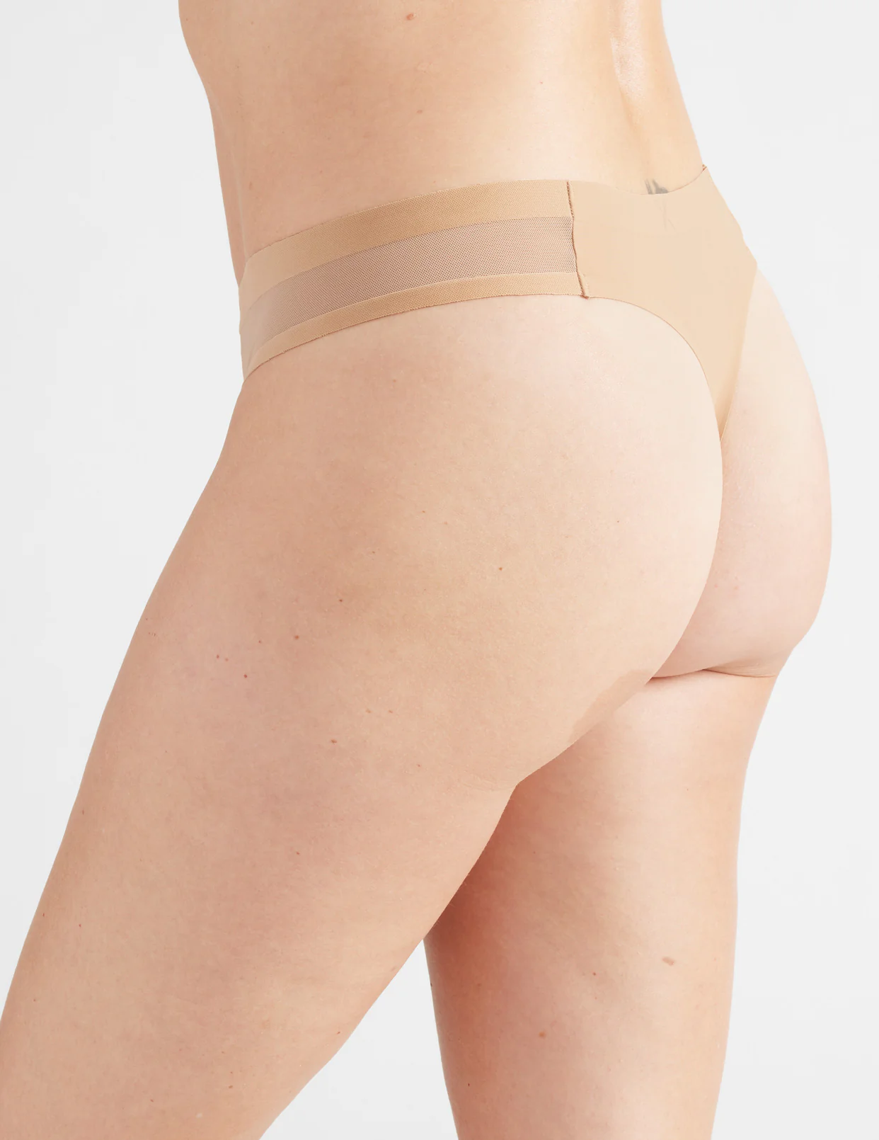 Light Leakproof No-Show Mesh Thong - Last Call - Image 8