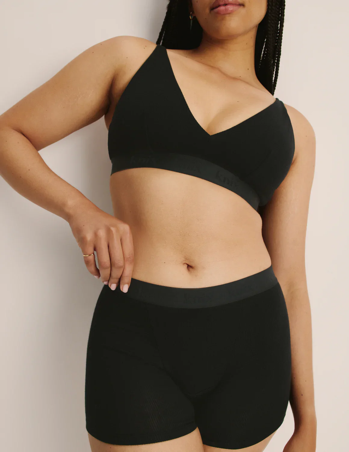 Logo Modal Rib Bralette - Last Call - Image 11