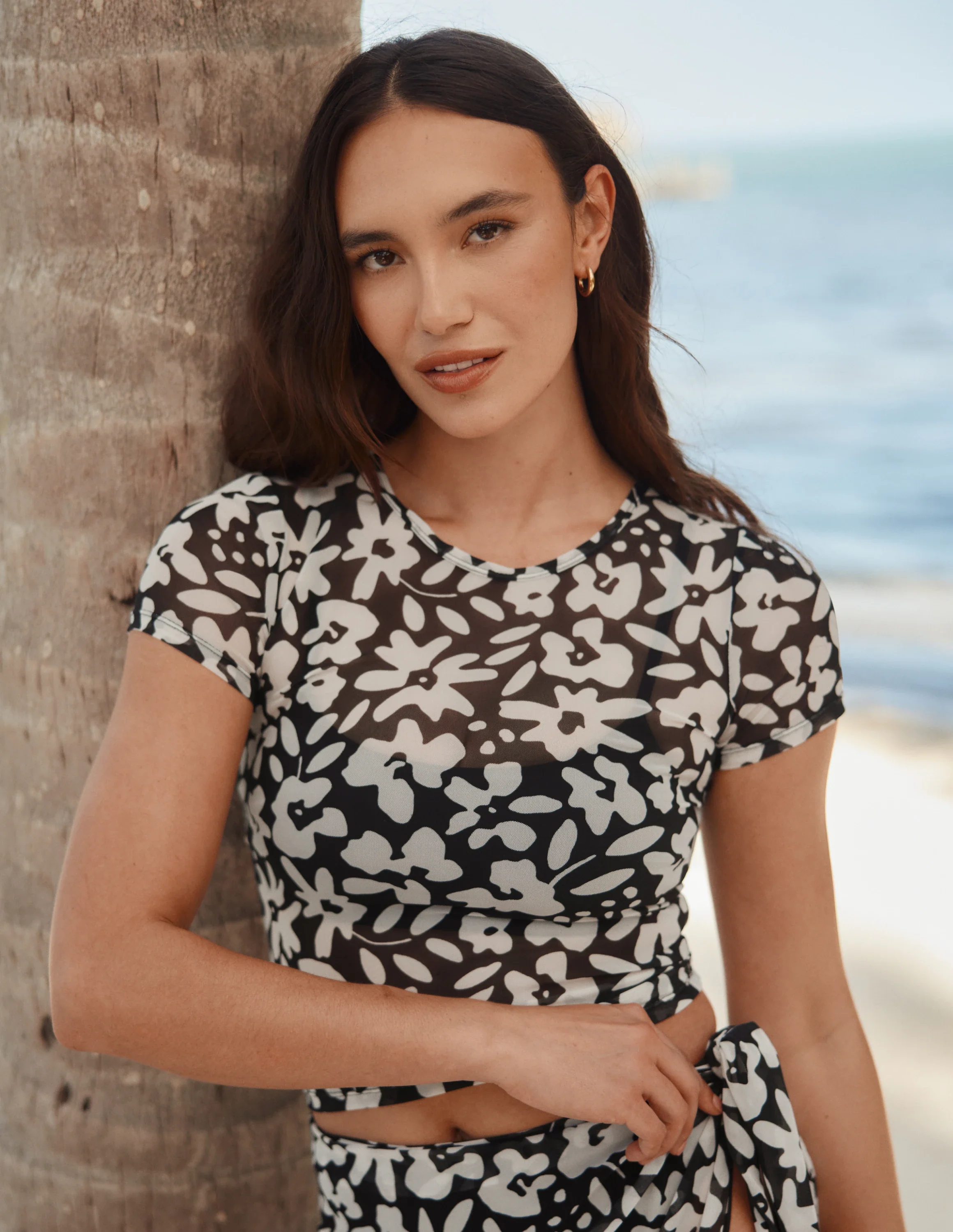 Mesh Short Sleeve Top - Image 7