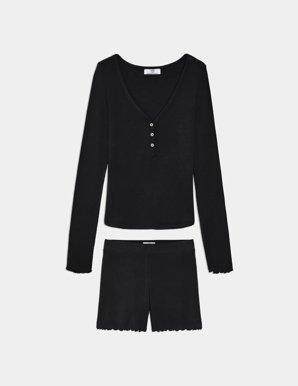 Modal Rib Henley Sleep Set - Image 3
