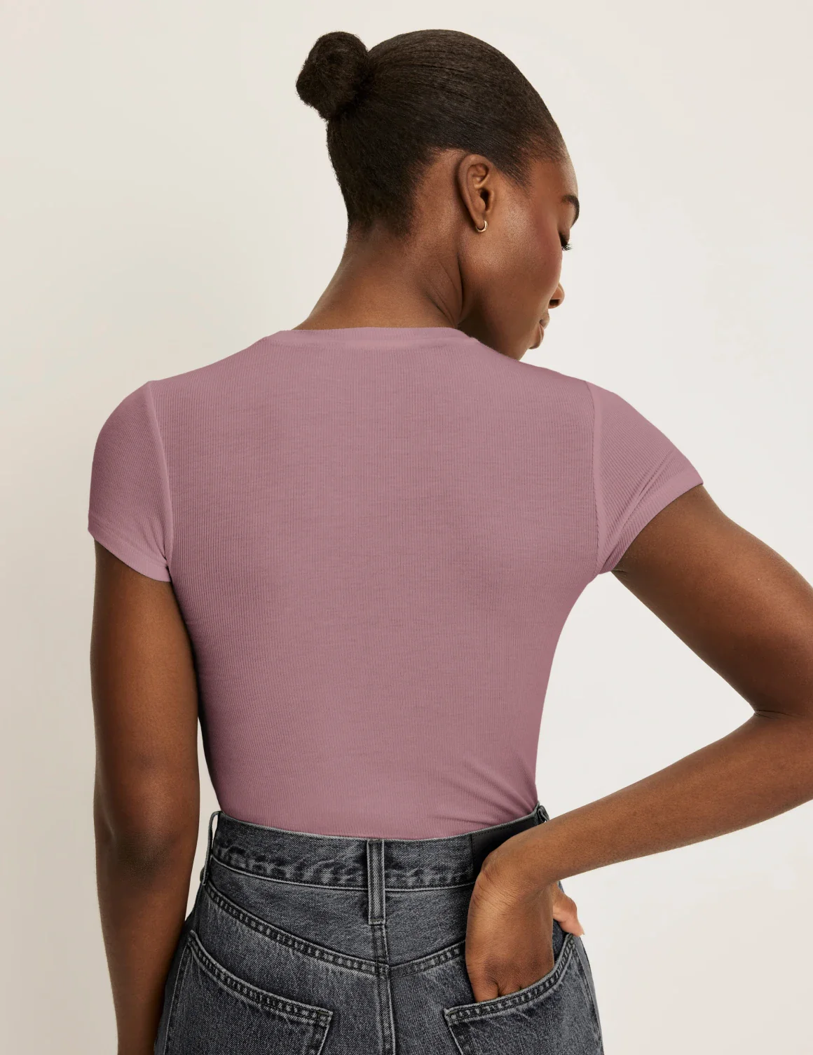 Modal Rib T-Shirt - Image 23