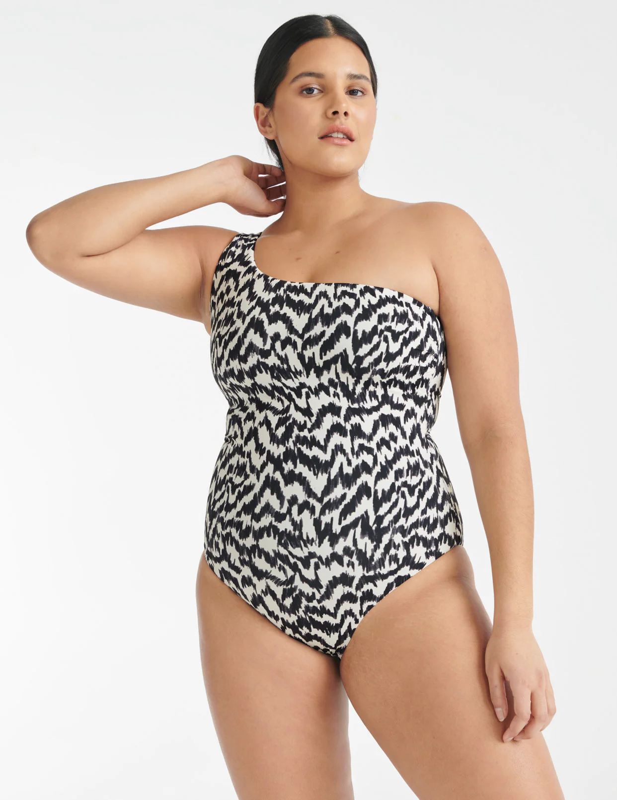 One Shoulder One Piece Swimsuit - Last Call - Image 12