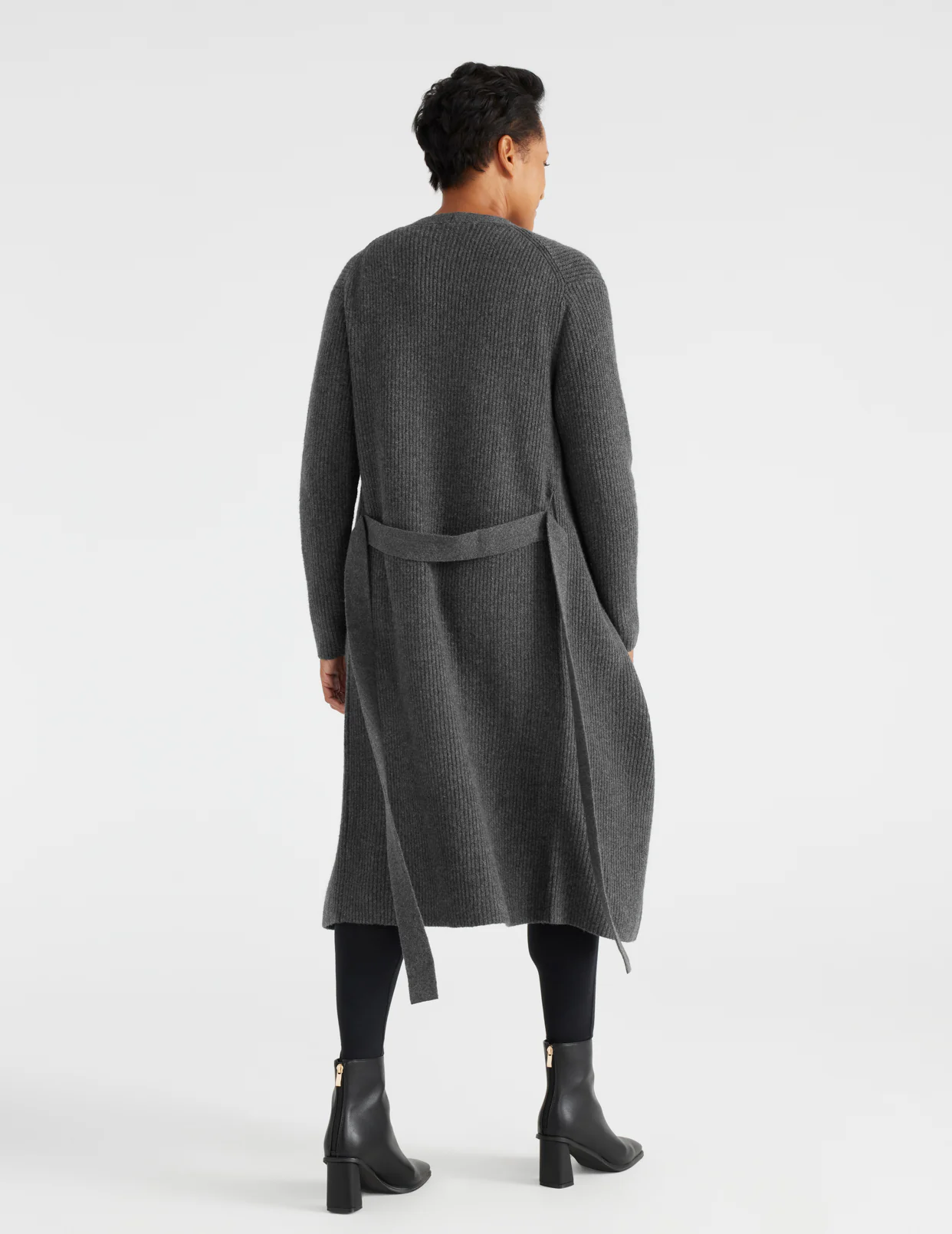 Rib-Knit Duster Cardigan - Last Call - Image 3