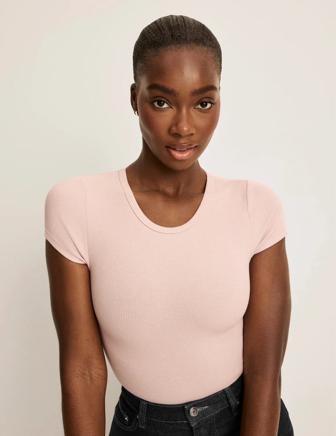 SculptRib™ Cotton T-Shirt - Image 4