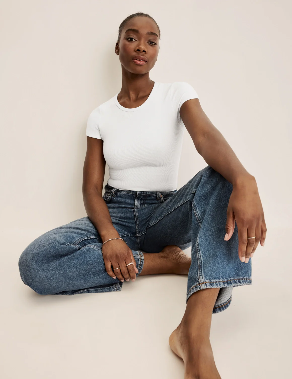 SculptRib™ Cotton T-Shirt - Image 6