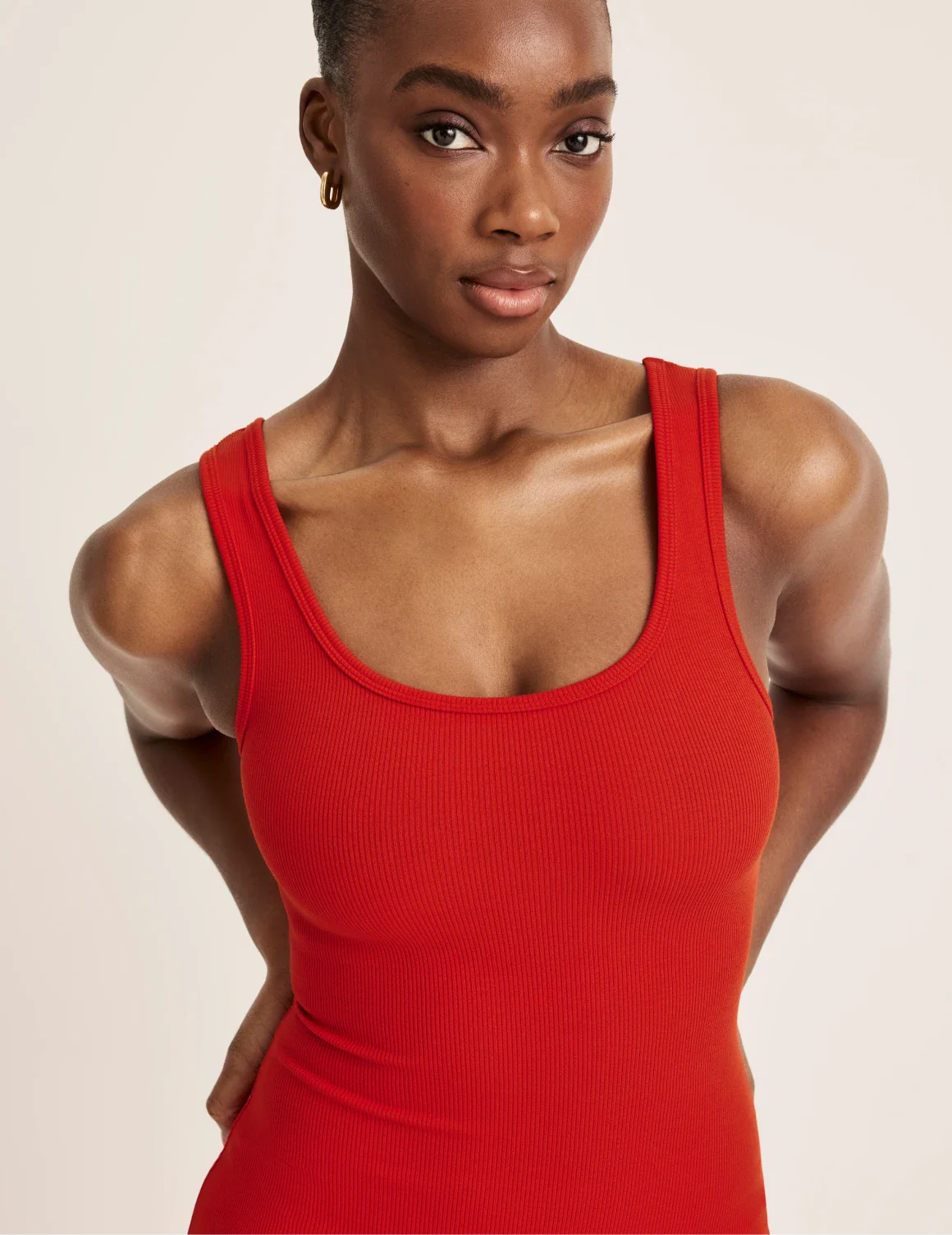 SculptRib™ Cotton Tank Dress - Image 18