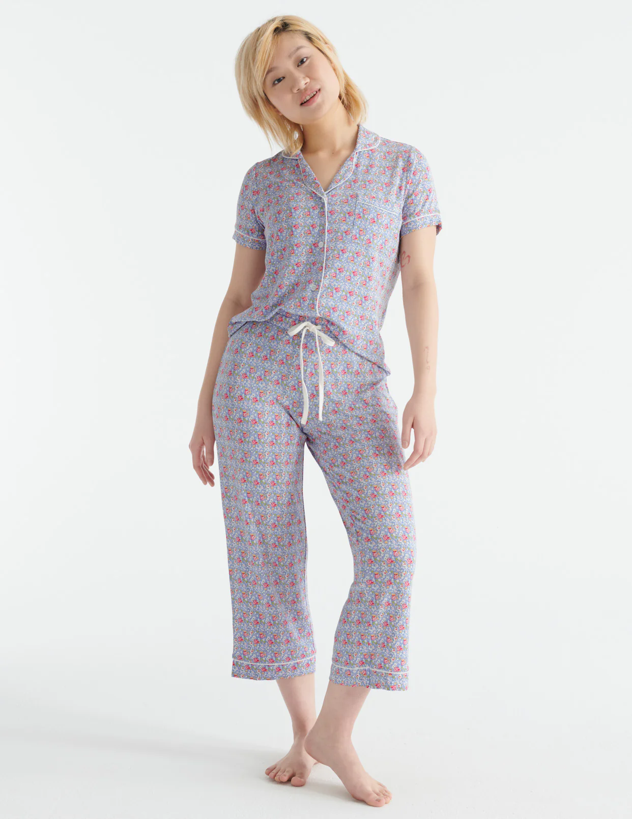 Short Sleeve Modal Sleep Top - Last Call - Image 11