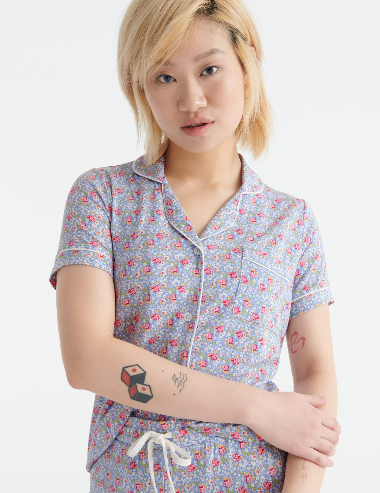 Short Sleeve Modal Sleep Top - Last Call - Image 9