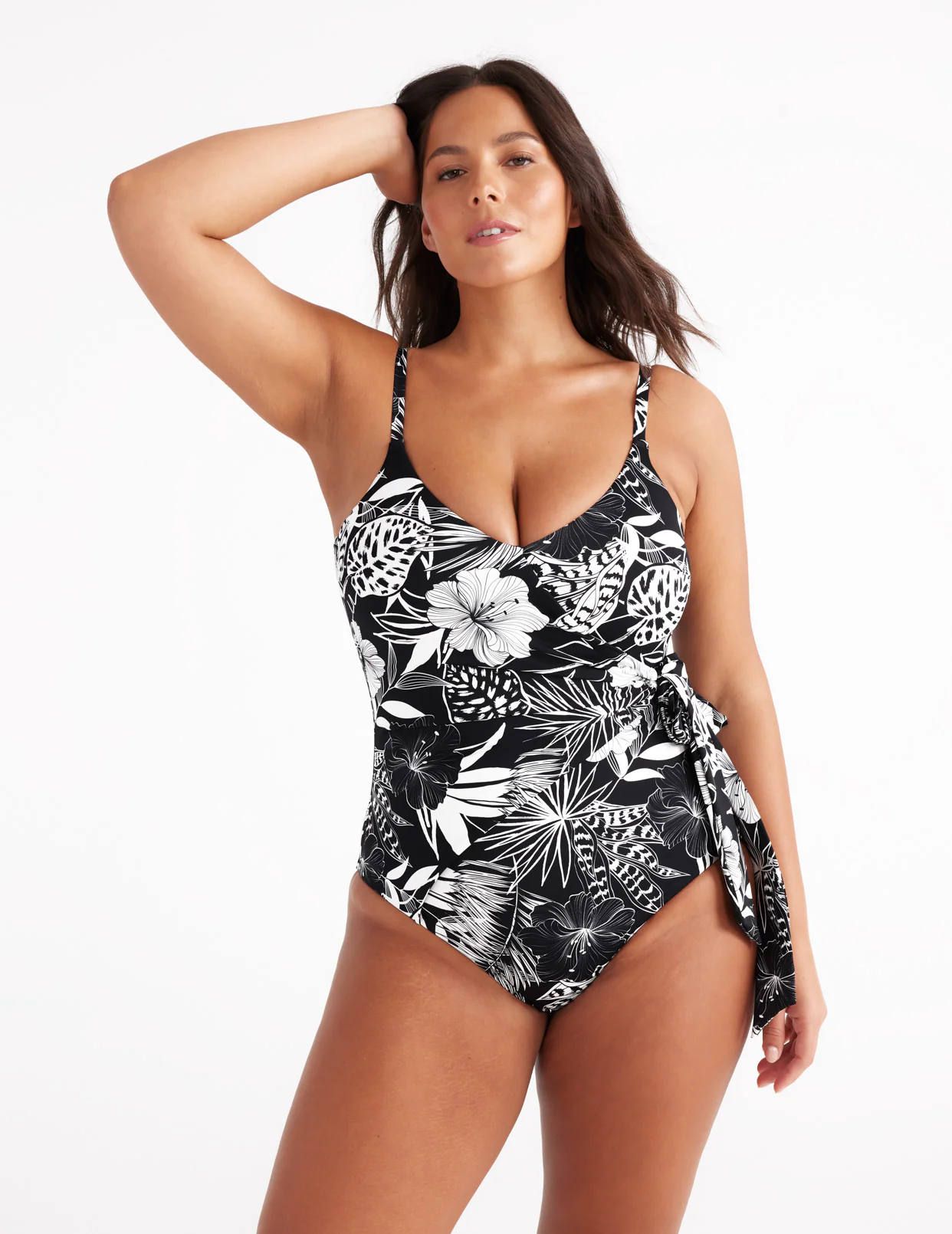Side-Tie One Piece Swimsuit - Last Call