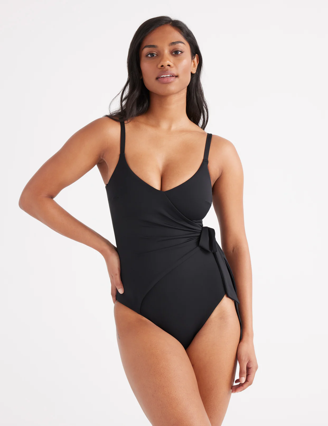 Side-Tie One Piece Swimsuit - Last Call - Image 13
