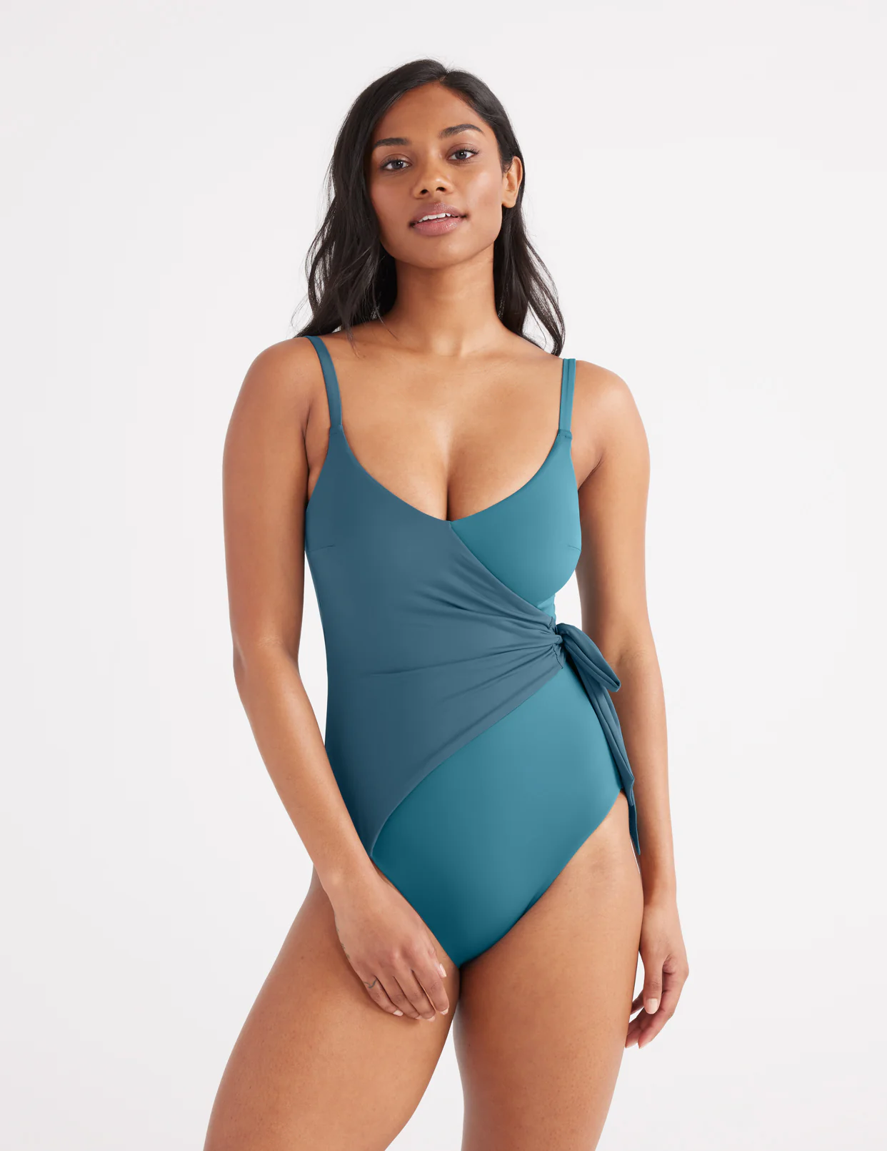 Side-Tie One Piece Swimsuit - Last Call - Image 7