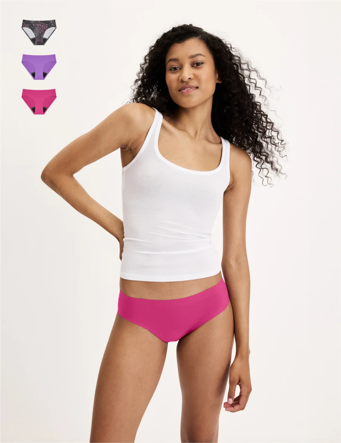 Teen Leakproof UltraThin No-Show Bikini 3-Pack - Image 41