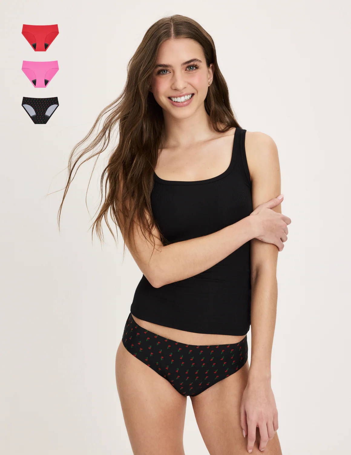 Teen Leakproof UltraThin No-Show Bikini 3-Pack - Image 54