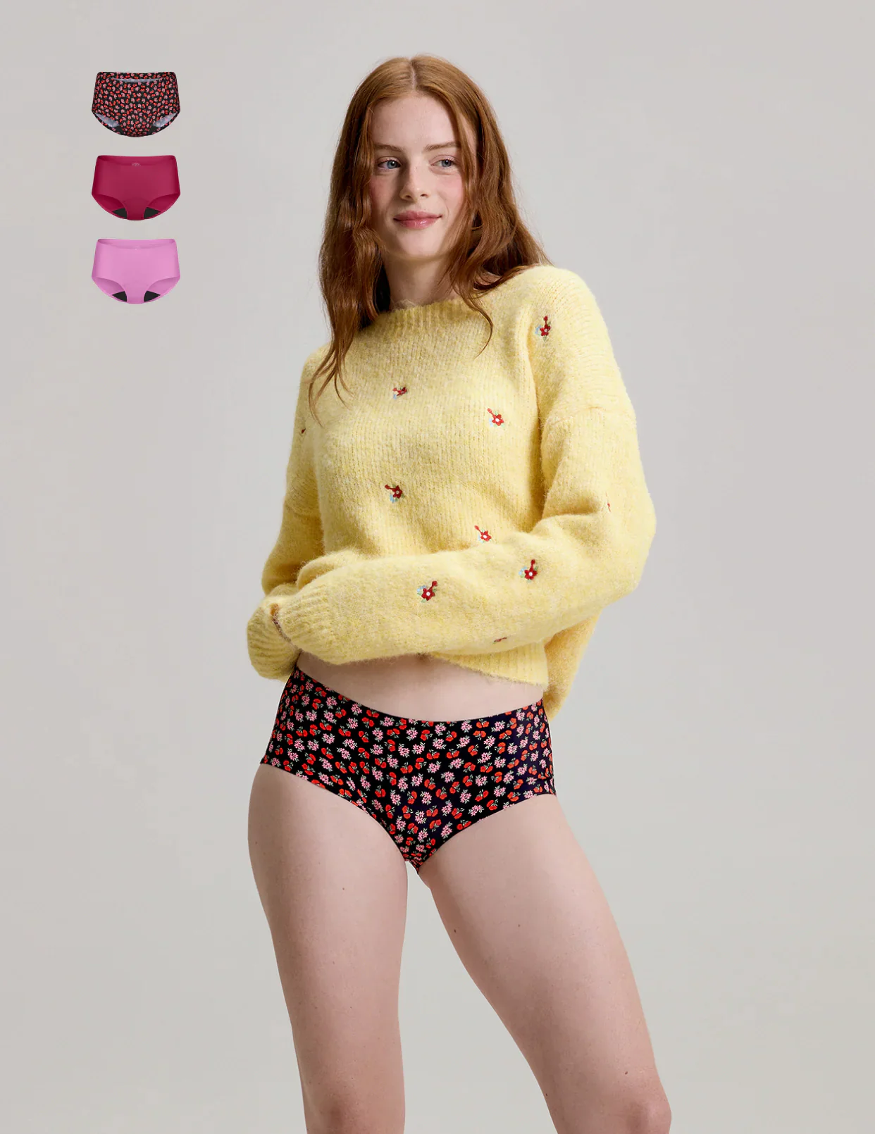 Teen Light Leakproof No-Show Boyshort 3-Pack - Image 15