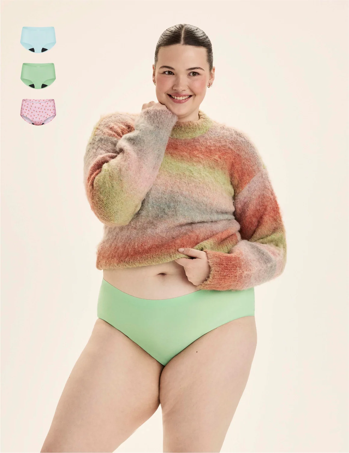 Teen Light Leakproof No-Show Boyshort 3-Pack - Image 52