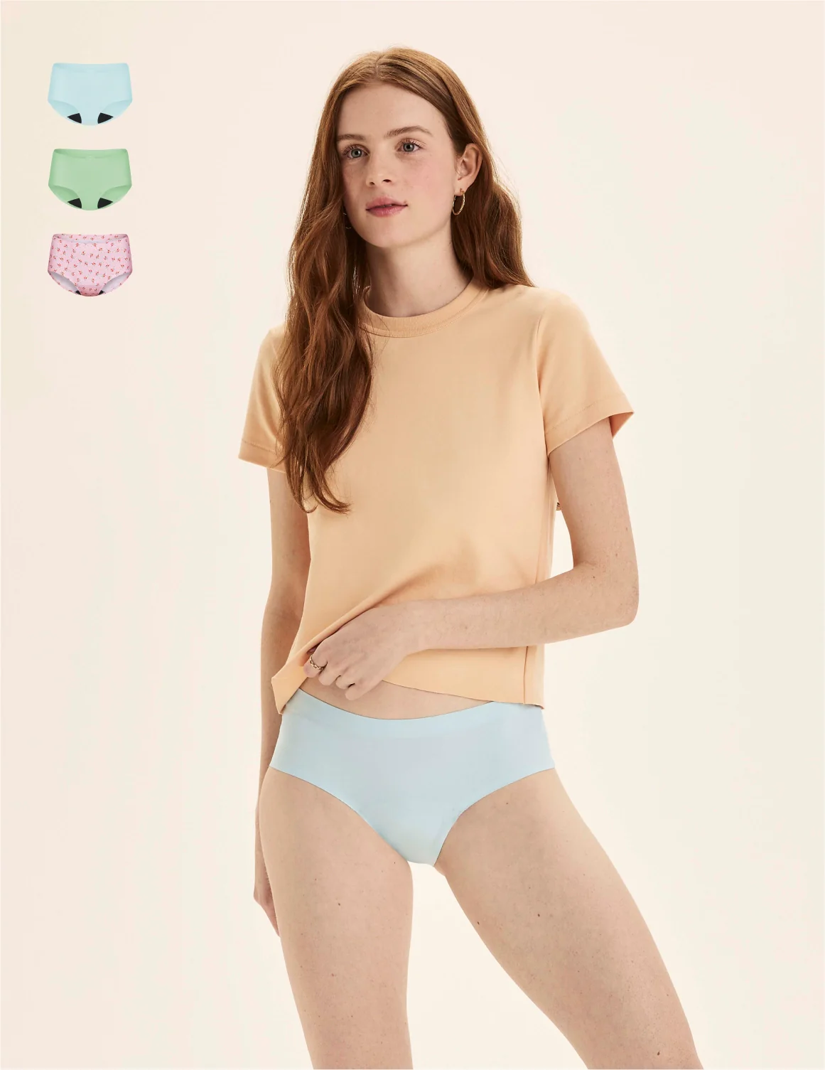 Teen Light Leakproof No-Show Boyshort 3-Pack - Image 54