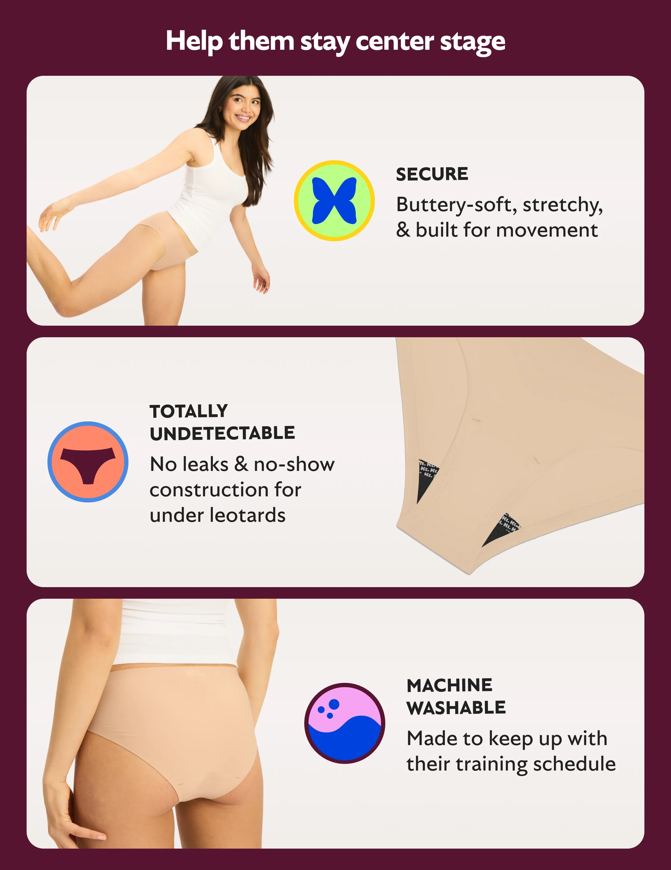 Teen StageProof™ Leakproof UltraThin Underwear - Image 13