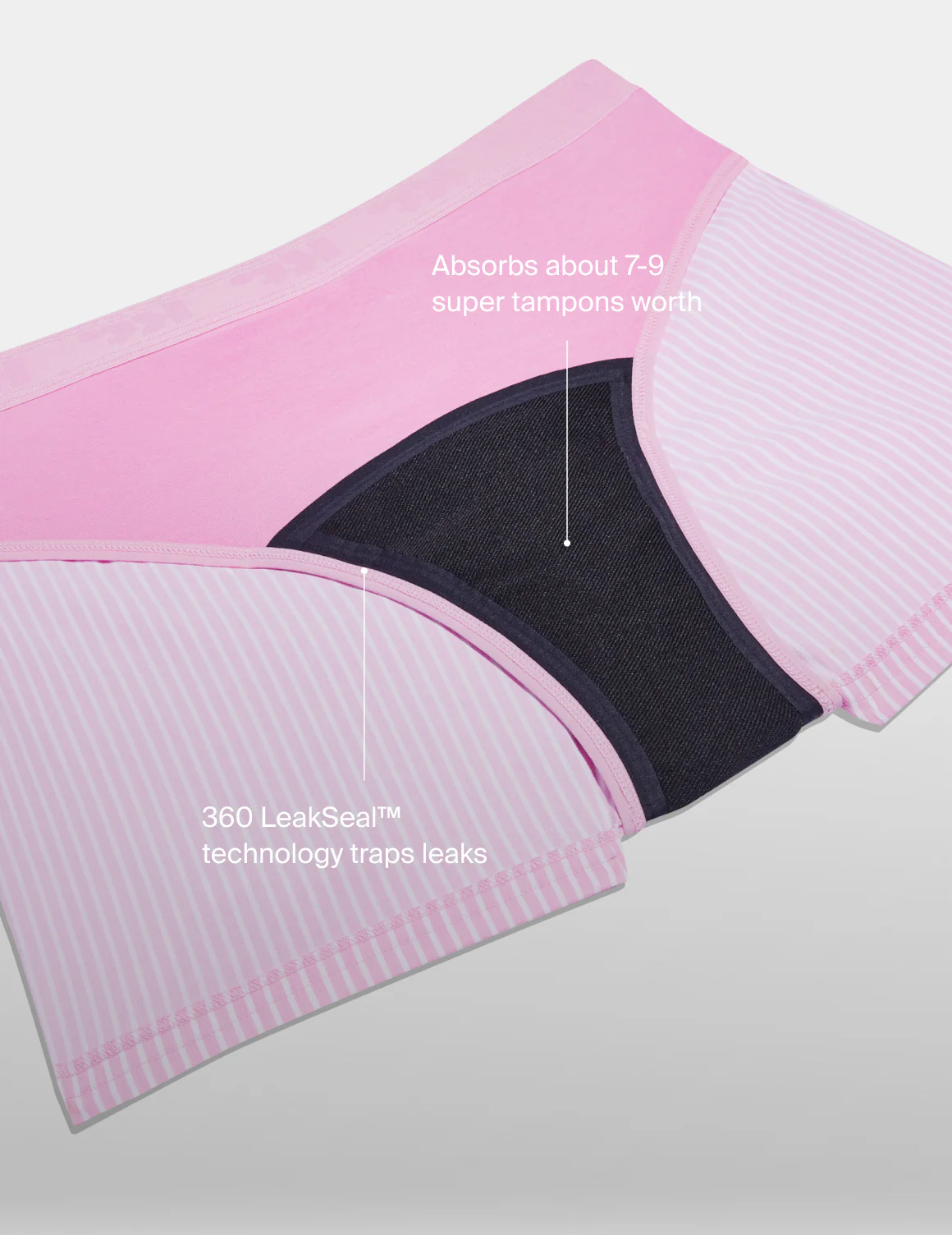 Teen Super Leakproof® Sleepover Boxer - Image 10